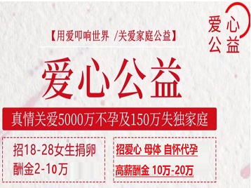 苏州市捐卵助孕生子 爱心志愿者招募